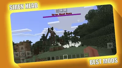 Скриншот приложения Siren Head Mod for Minecraft PE - MCPE - №1