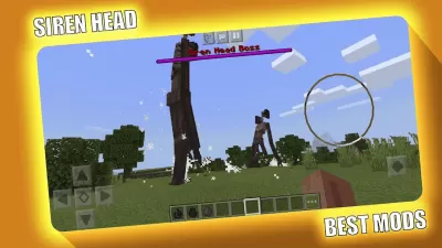 Скриншот приложения Siren Head Mod for Minecraft PE - MCPE - №3