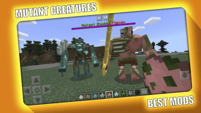Скриншот приложения Mutant Creatures Mod for Minecraft PE - MCPE - №3