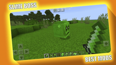 Скриншот приложения Slime Boss Mod for Minecraft PE - MCPE - №1