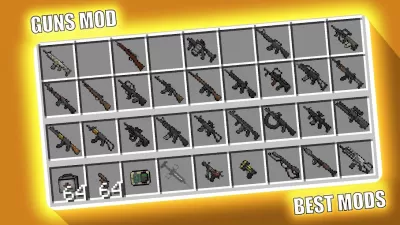 Скриншот приложения Guns Mod for Minecraft PE - MCPE - №6