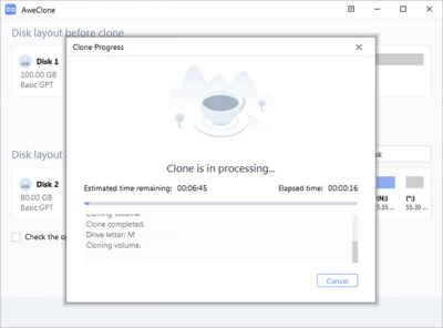 Скриншот приложения AweClone - №3