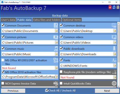 Скриншот приложения Fab's AutoBackup - №5