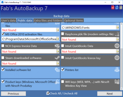 Скриншот приложения Fab's AutoBackup - №6