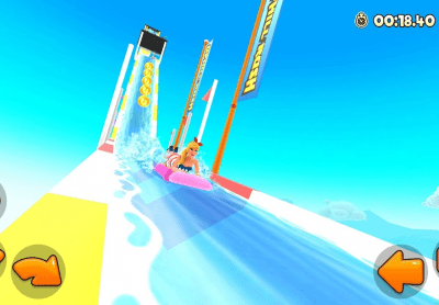 Скриншот приложения Uphill Rush Water Park Racing - №5