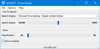 Скриншот приложения Vovsoft Screen Reader - №1