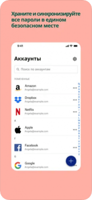 Скриншот приложения Dropbox Passwords для iOS - №2