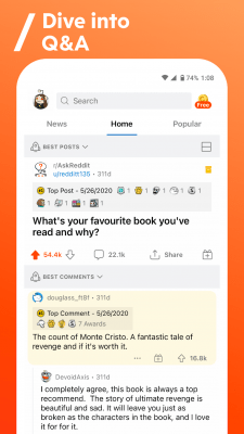 Скриншот приложения Reddit - №5