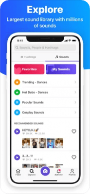 Скриншот приложения Dubsmash - Videos for everyone - №8