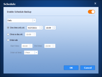 Скриншот приложения AOMEI OneKey Recovery - №6
