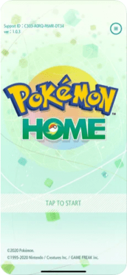 Скриншот приложения Pokemon HOME для iOS - №1