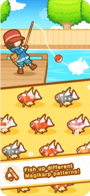 Скриншот приложения Pokemon: Magikarp Jump для iOS - №4