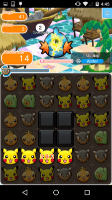 Скриншот приложения Pokemon Shuffle Mobile - №4