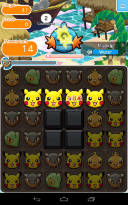 Скриншот приложения Pokemon Shuffle Mobile - №6