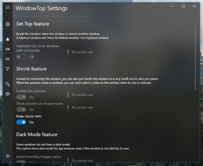 Скриншот приложения WindowTop - №6
