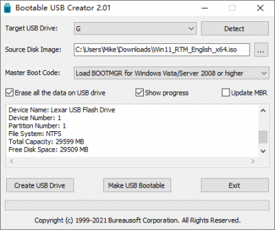 Скриншот приложения Bootable USB Creator - №1