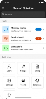 Скриншот приложения Microsoft 365 Admin - №1