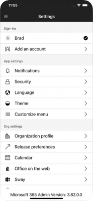 Скриншот приложения Microsoft 365 Admin - №8