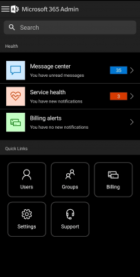 Скриншот приложения Microsoft 365 Admin - №8