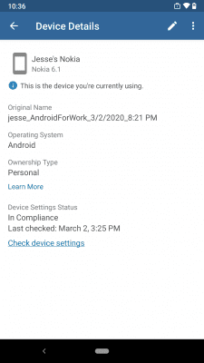 Скриншот приложения Портал компании Intune - №4