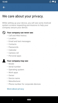 Скриншот приложения Портал компании Intune - №7