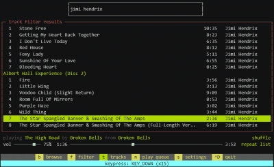 Скриншот приложения musikcube - №5