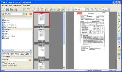 Скриншот приложения Multi-Page TIFF Editor - №1