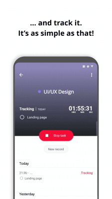 Скриншот приложения Boosted Time Tracker - №4