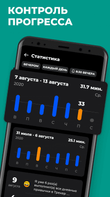 Скриншот приложения Трекер Привычек - №5