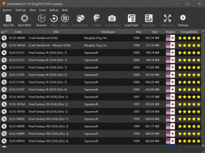 Скриншот приложения DuckStation - №1