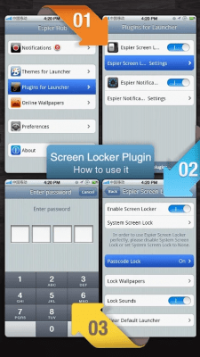 Скриншот приложения Espier Screen Locker i6 - №6