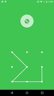 Скриншот приложения App Lock: отпечаток пальца вместо пароля - №3