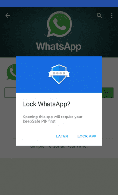 Скриншот приложения App Lock: отпечаток пальца вместо пароля - №4