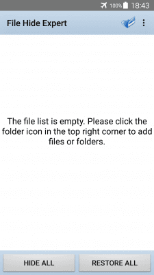 Скриншот приложения File Hide Expert - №1