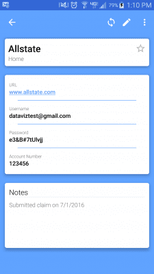 Скриншот приложения Passwords Plus Password Mgr - №3