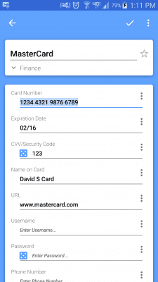 Скриншот приложения Passwords Plus Password Mgr - №6