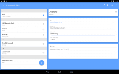 Скриншот приложения Passwords Plus Password Mgr - №14