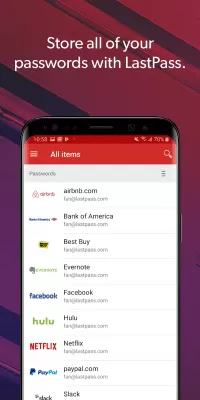 Скриншот приложения LastPass Password Manager - №1