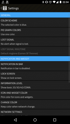 Скриншот приложения 2G, 3G, 4G, LTE Network Monitor - №8