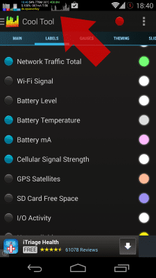 Скриншот приложения Cool Tool - system stats - №1