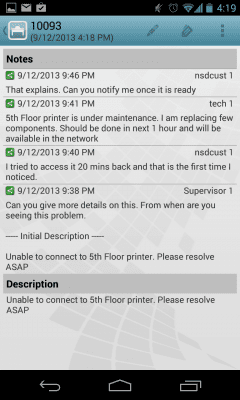 Скриншот приложения Novell Service Desk - №3