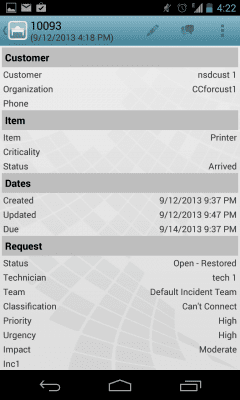 Скриншот приложения Novell Service Desk - №5