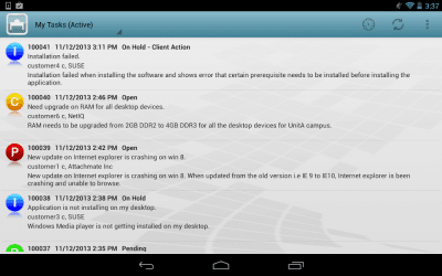 Скриншот приложения Novell Service Desk - №8