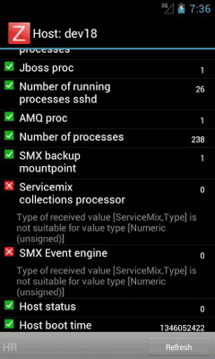 Скриншот приложения Andzabbix Lite - №6