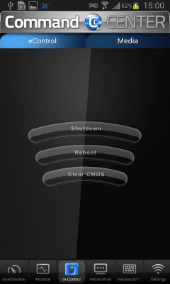 Скриншот приложения MSI Command Center - №5