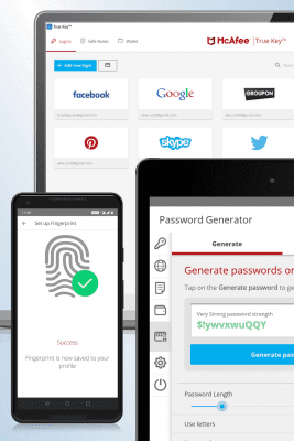 Скриншот приложения True Key от McAfee - №4