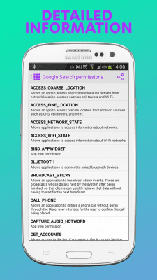 Скриншот приложения F-Secure App Permissions - №5