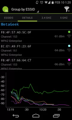 Скриншот приложения inSSIDer - №4