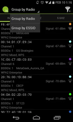 Скриншот приложения inSSIDer - №7