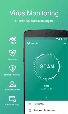 Скриншот приложения TrustGo Antivirus & Mobile Security - №1